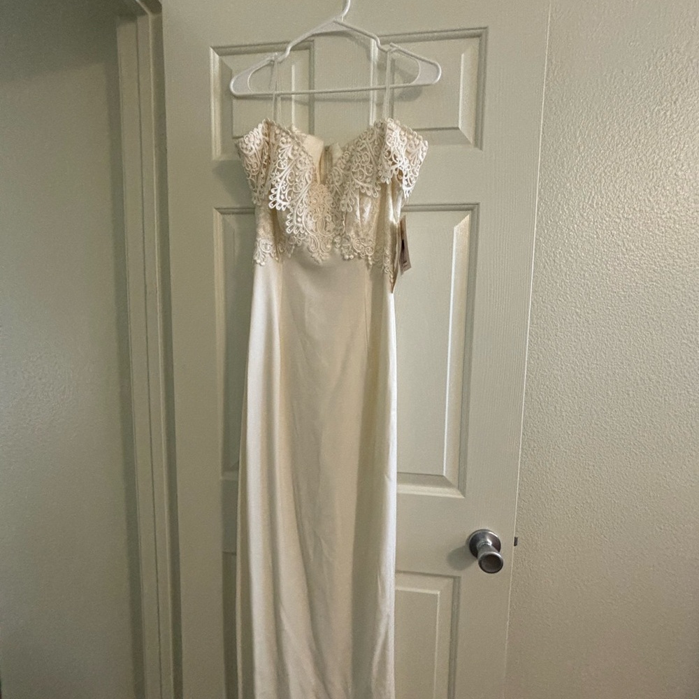 Vintage Off-Shoulder Gown